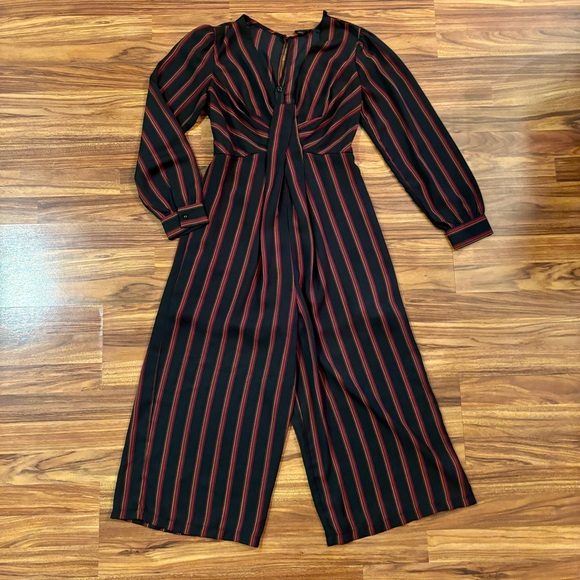 Black Striped Jumpsuit - Picture 1 of 4